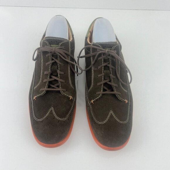 Fossil Men's Brown Suede Wingtip Oxford Casual Dress Shoes Size 9 M - Picture 5 of 12